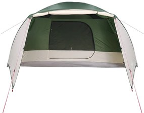 Tenda familiar c/ avançado para 6 pessoas impermeável verde
