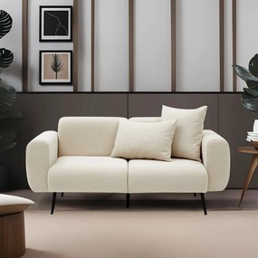 Sofá de 2 Lugares Side – Creme – 171 cm x 77 cm x 82 cm