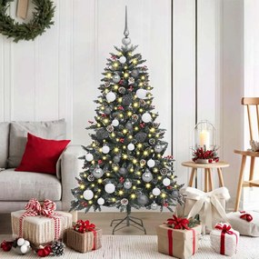 vidaXL Árvore de Natal Artificial Verde 150 cm PVC, Plástico e Aço