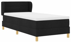 Cama Box Spring com Colchão vidaXL Preta 80x200 cm Tecido