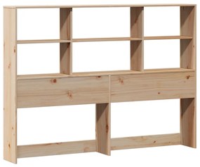 Cama com estante sem colchão 120x200 cm pinho maciço
