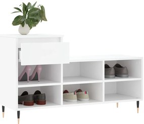 Sapateira 102x36x60 cm derivados de madeira branco