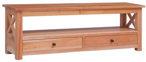 vidaXL Móvel de TV 115x30x40 cm madeira de mogno maciça