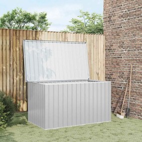 Caixa de arrumação para jardim 171x99x93 cm cinzento