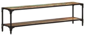 vidaXL Móvel de TV 150x30x40 madeira recuperada maciça