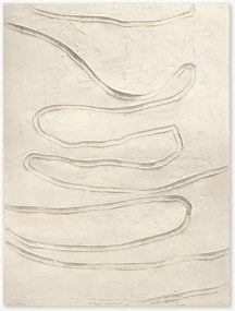 Quadro em tela pintado à mão Track The Line