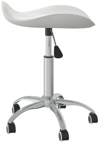 Cadeira de escritório couro artificial branco