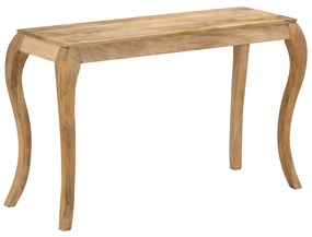 Mesa consola 118x38x76 cm madeira de mangueira maciça