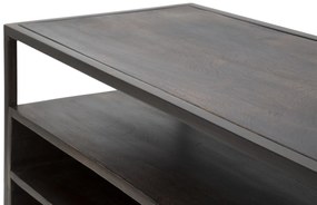 ARMÁRIO DE TV BURN 120X40X55 CM (MADEIRA DE ACÁCIA NILÓTICA) CASTANHO
