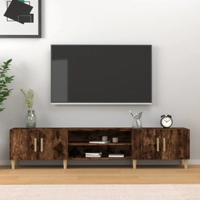 Móvel de TV 180x31,5x40 cm derivados de madeira carvalho fumado