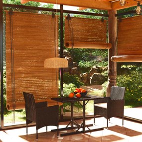 3 pcs conjunto jantar p/ jardim vime PE e vidro temperado preto