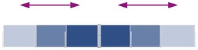 Toldo lateral retrátil para pátio 170x1200 cm azul