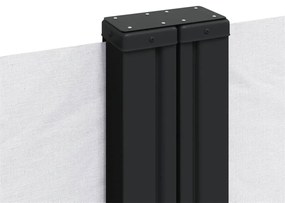 Toldo lateral retrátil 140x600 cm branco