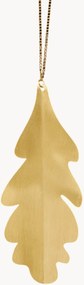 Ornamentos para árvore de Natal Oak Leaf, conjunto de 4