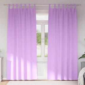 Cortinas opacas com cortinas 2 pcs Roxo 225 x 140 cm Poliéster