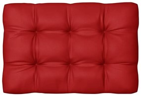 Almofadões para sofás de paletes 7 pcs vermelho