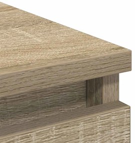 Aparador 80x35x99 cm deriv. de madeira carvalho sonoma