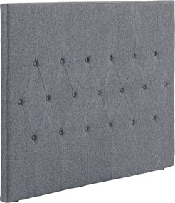 HOMCOM Cabeceira de Cama 160cm Cabeceira de Cama Estofada em Linho e Acolchoada 2 Formas de Uso 160x7x120cm Cinza | Aosom Portugal