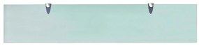 Prateleiras flutuantes 2 pcs vidro 100x20 cm 8 mm