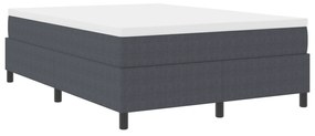 Cama Box vidaXL Cinza Escuro 140x200 cm Tecido de Corduroy
