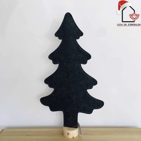 Árvores de Natal | Felcro Preto - Grande