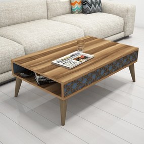 Mesa de Centro City – Nogueira – 105x36,6x60 cm