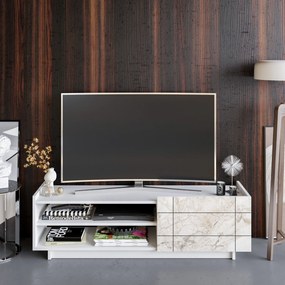 Móvel TV Valantina – Branco – 140 cm x 41,4 cm x 37,1 cm