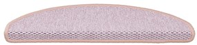 Tapetes escada adesivos aspeto sisal 30pcs 65x21x4cm cor rosa