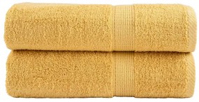 Toalhas de banho premium SOLUND 2pcs 100x150cm 600gsm dourado