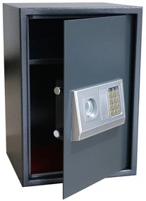 vidaXL Cofre digital eletrónico com prateleira 35x31x50 cm