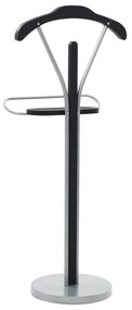 Cabide de pé 45x35x107 cm preto e cinzento