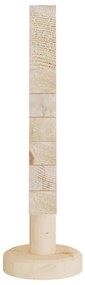 Árvores de Natal decorativas 2pcs 30 cm madeira de pinho maciça