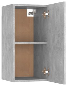 Conjunto móveis de TV 7 pcs madeira processada cinzento cimento