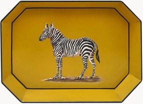 Tabuleiro decorativo pintado à mão Flora