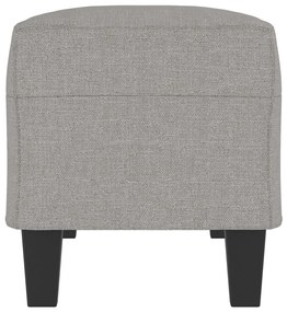 Banco 100x35x41 cm tecido cinza-claro