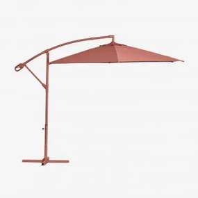 Parasol 295 Cm Em Tecido E Aço Salina Terracota - Sklum