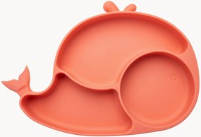 Prato para crianças com ventosa Whale