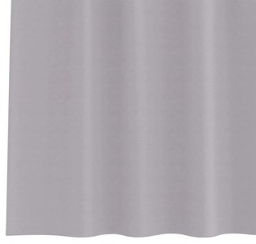 Cortinas 2 pcs Cinza Metálico 245 x 140 cm Poliéster