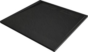 Mexen Amon base de duche quadrada SMC 100 x 100 cm, preta - 4F701010
