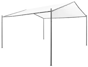 vidaXL Gazebo de jardim 400x400x260 cm 180 g/m² branco