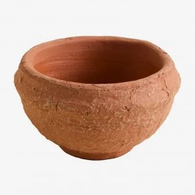 Cuenco Decorativo Em Terracota Agnon Ø15 Cm & Vermelho Sienna - Sklum