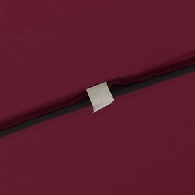 Guarda-sol Quadrado 295x245 cm Vermelho Bordeaux