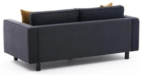 Sofá de 2 Lugares Kale – Antracite – 180x83x91 cm