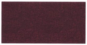 Painel de parede 12 pcs 30x15 cm tecido 0,54 m² roxo