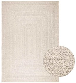 vidaXL Tapete ZIZUR creme 200x290cm aspeto de juta interior e exterior
