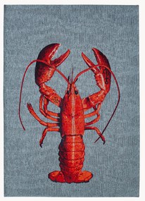 Tapete jacquard de tecelagem plana Lobster