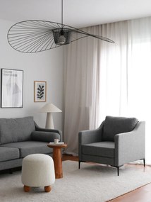 Cadeirão Nordi – Cinzento – 80x82x93 cm