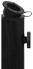 Base para guarda-sol ferro fundido 45x45x30 cm preto