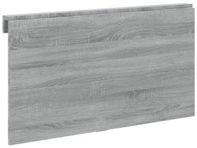 Mesa de parede dobrável derivados de madeira cinzento sonoma