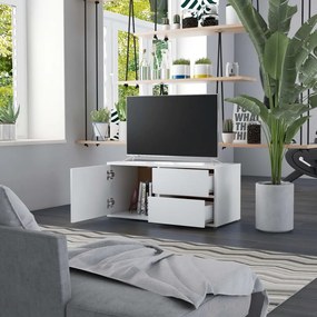 Móvel de TV 80x34x36 cm derivados de madeira branco